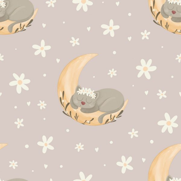 Moon-Flower cats