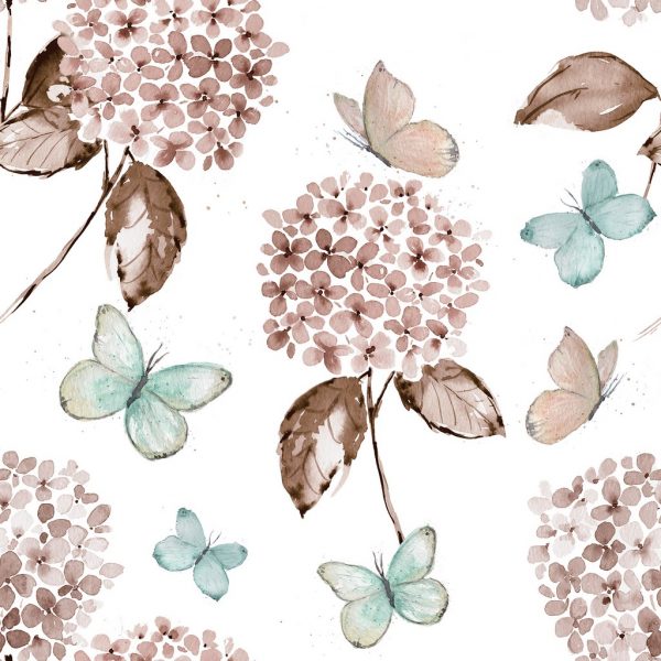 Hydrangea_butterflies